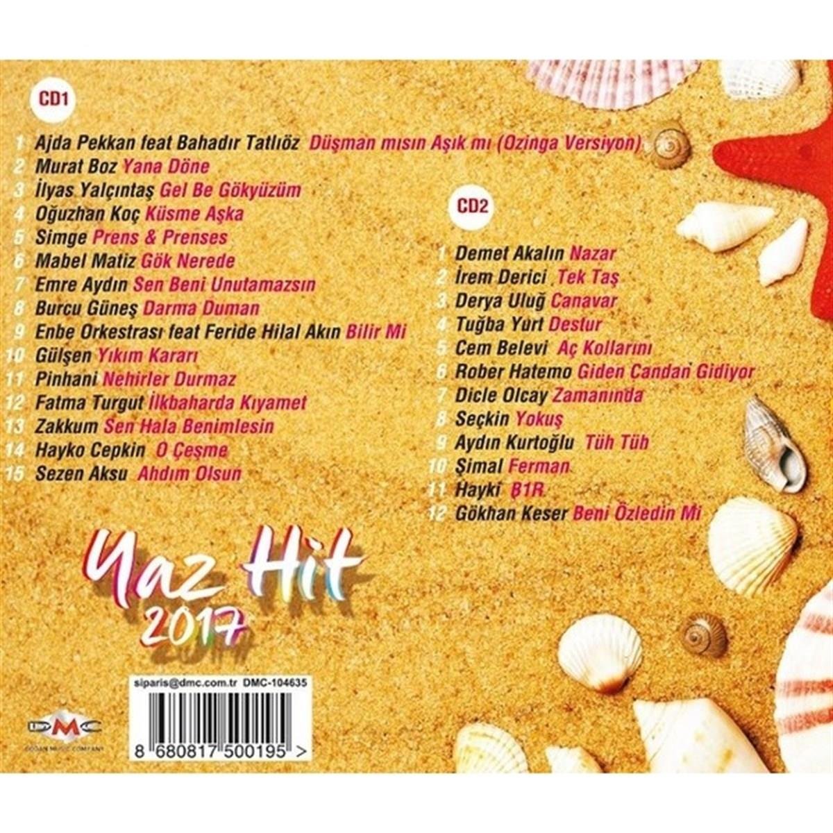 Yaz Hit 2017-Çeşitli Sanatçılar(2 CD) (CD)