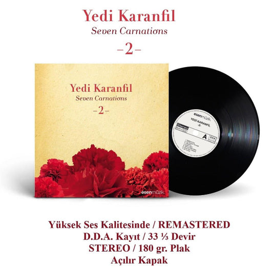 Yedi Karanfil - 2 (Plak) Enstrümantal | müzik | Plak | kayıt | LP