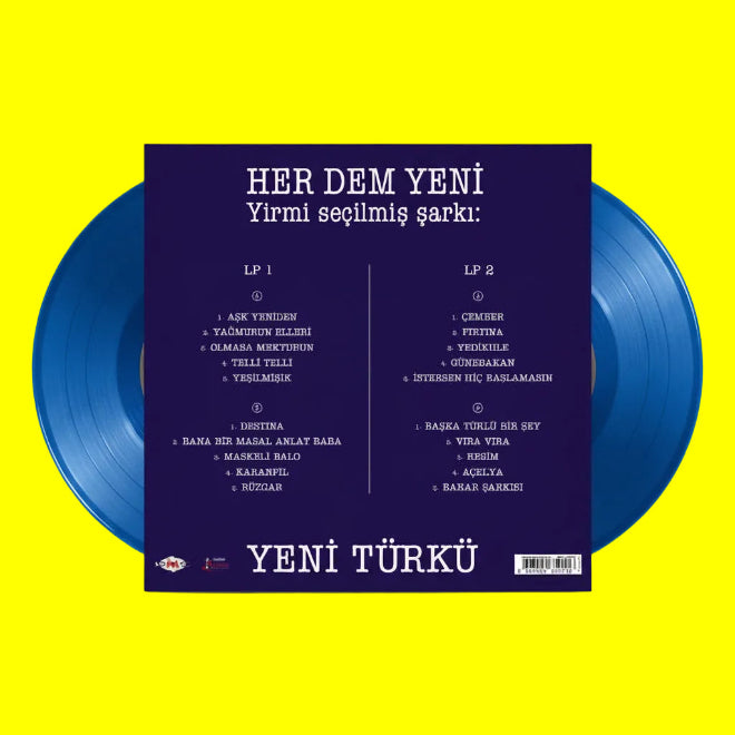 Yeni Türkü - Her Dem Yeni (Renkli 2 Plak)Yeni Türkü  Her Dem Yeni Plak(Mavi Renkli 2 LP)Schallplatte | LP