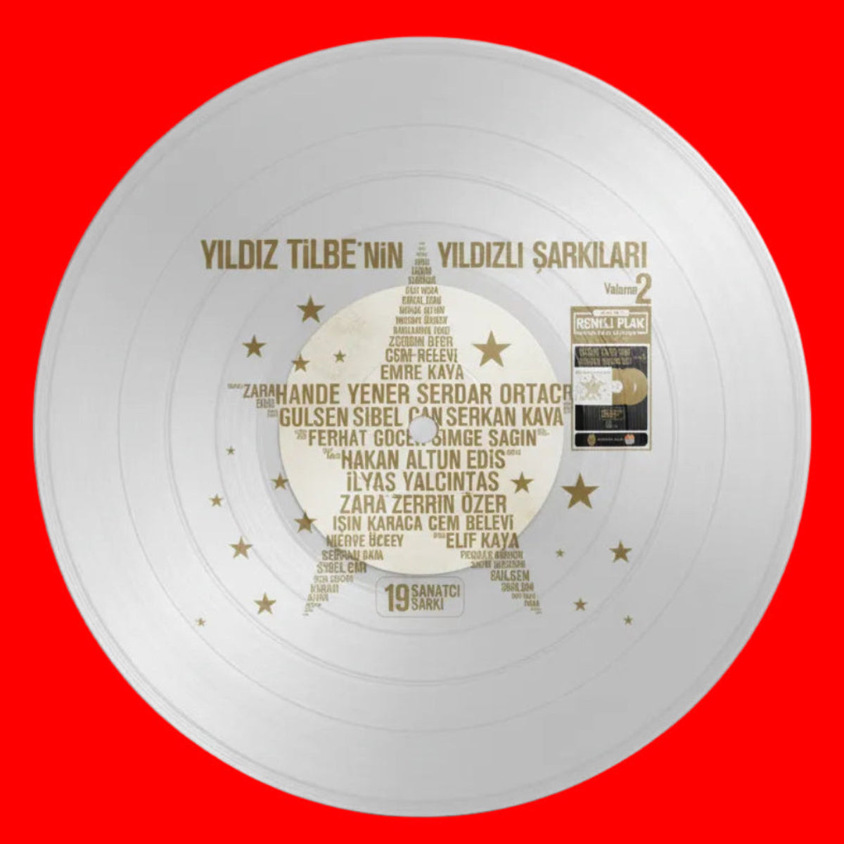Yıldız Tilbe'nin Yıldızlı Şarkıları / Vol.2(Renkli 2 Plak)Çeşitli Sanatçılar 'dan Yıldız Tilbe'nin Yıldızlı Şarkıları Plak