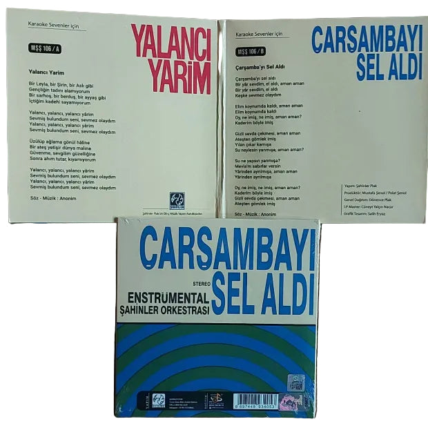 Zafer Dilek Çarşambayı Sel Aldı Yalancı Yarim Plak ( Siyah Plak ) Zafer Dilek Yalanci yarim | Carsambayi Sel Aldi Plak