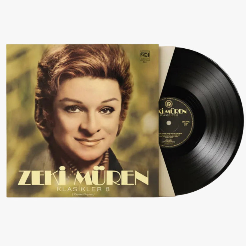 Zeki Müren Plak| Klasikler 8 (Türk Sanat | Sanat Müziği |Plak) vinil plak | LP