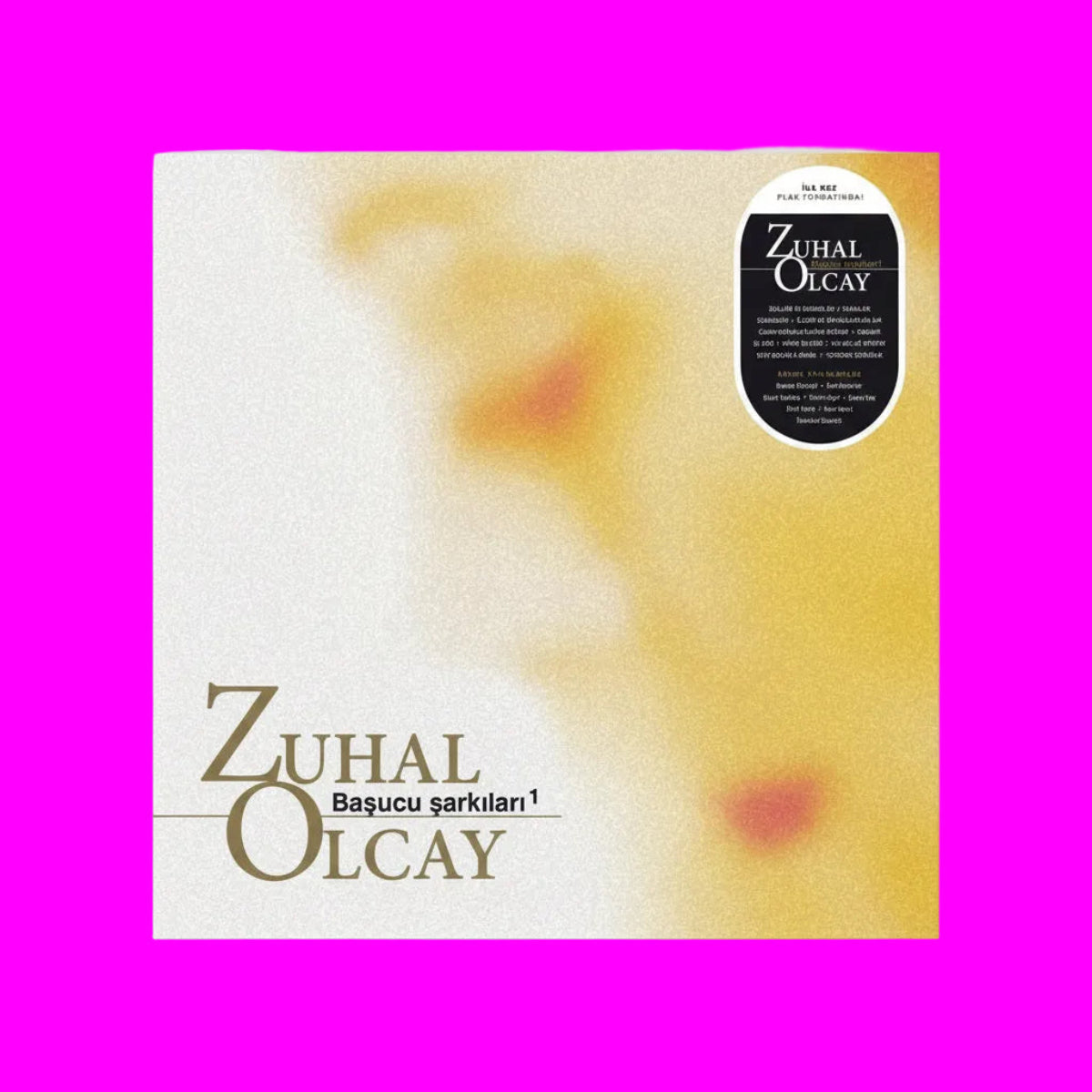 Zuhal Olcay Plak| Başucu Şarkıları 1 plak (Türkce Plak| Pop Plak ) Schallplatte | LP